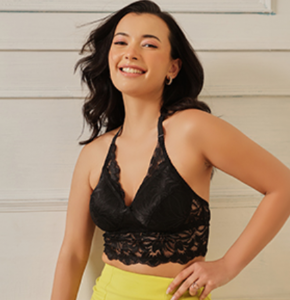 Lacy Halter Bralette