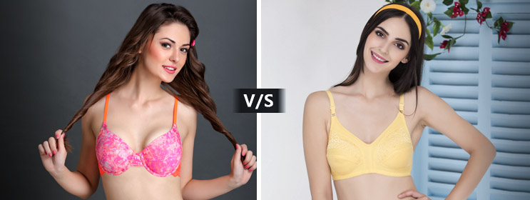 Lyn vanter Oberst Push up bra vs normal bra - 5 key Differences | Clovia