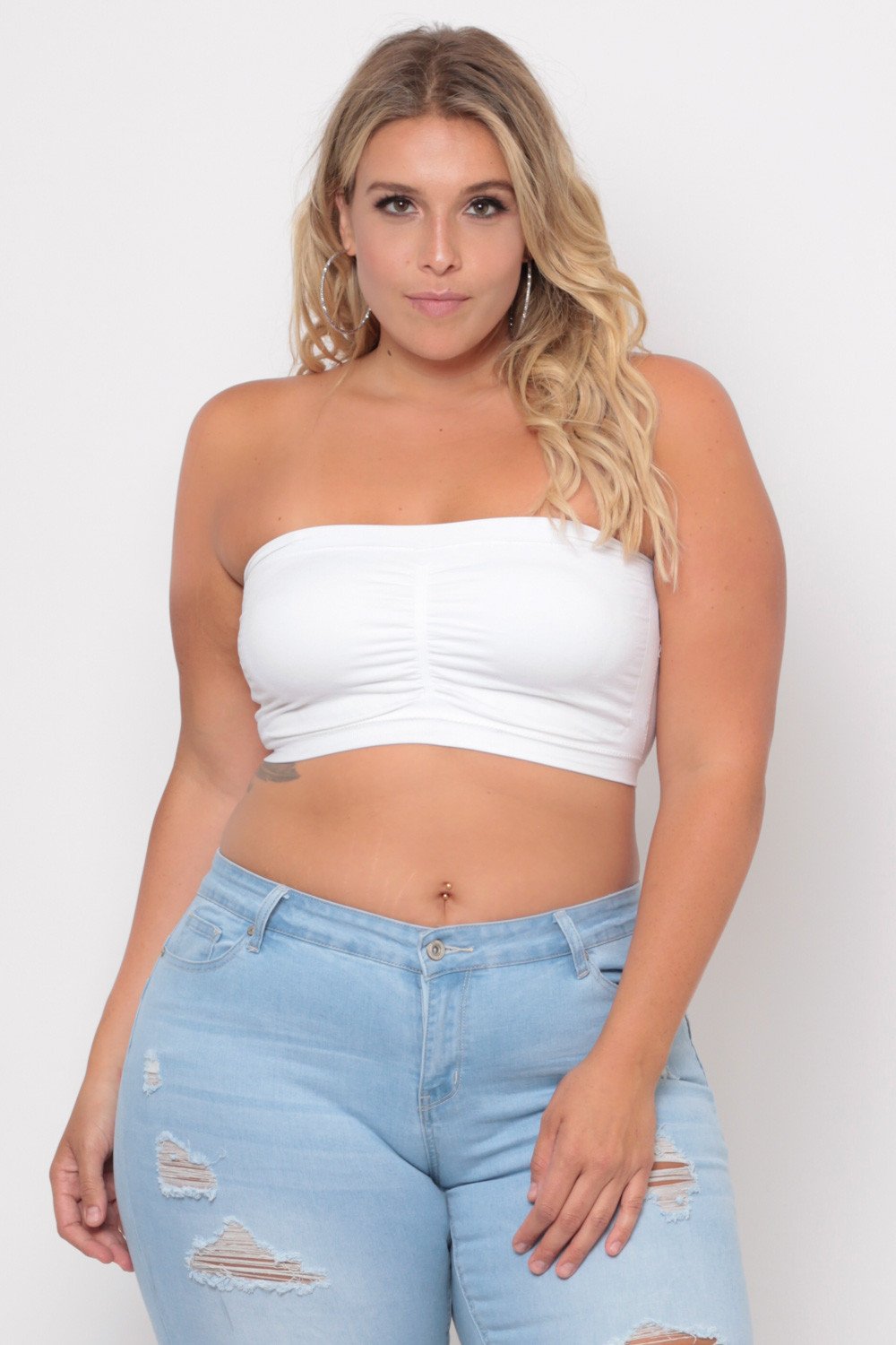 Plus size hotsell tube bra