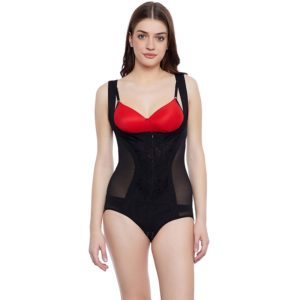 Bodysuit shapewear in black- Clovia
