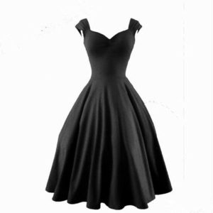 Audrey-Hepburn-Dress-1950S-60S-Vintage-Rockabilly-Dress-Party-Evening-Elegant-Swing-50s-Dress-for-Women