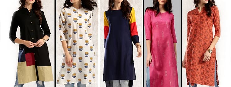 long slips for transparent kurtis