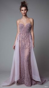 Deep Neck Bridal Dress