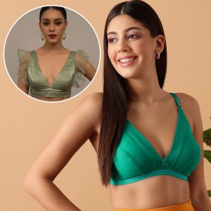 Deep Neck Blouse