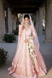 Pastel Bridal Dress