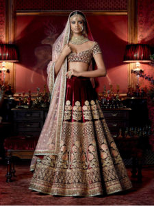 Wide Neck Bridal Dress