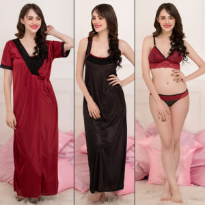 4 Pcs Lingerie Set