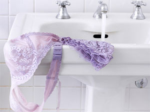 How to hand wash a bra