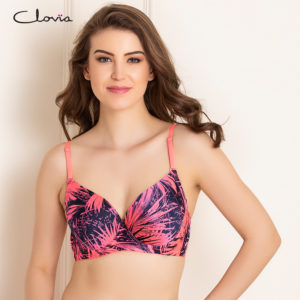 Padded Underwired Printed Multiway T-shirt Bra