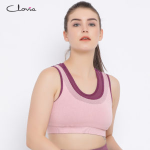 Padded Seamless Sports Bra with Racerback