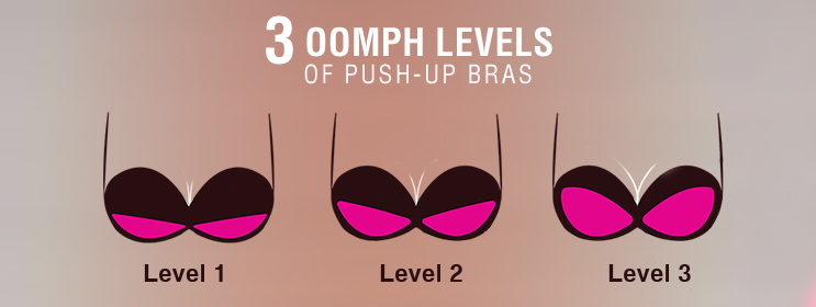 What are the differences between a push-up bra and a normal bra