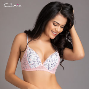 Padded Underwired Push-up Plunge Bra