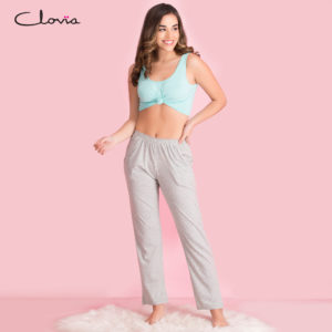 Grey Melange Pyjama
