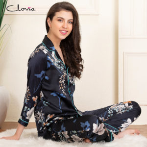 Satin Shirt & Pyjama Set