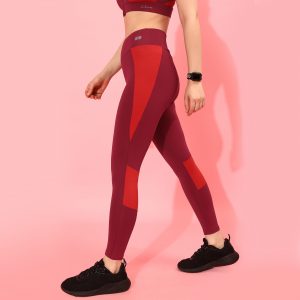 color blocking active tights