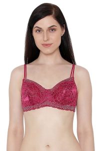 Embroidered bra