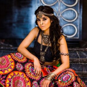 Garba Glam with Curls