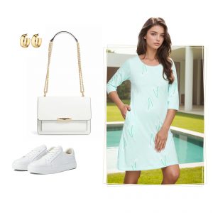 blossomy green nightdress