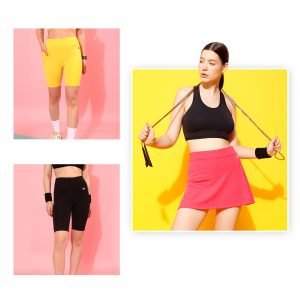 gym shorts and skirts