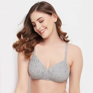 silver grey bra