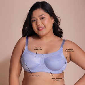 M-Frame Minimizer Lace Bra