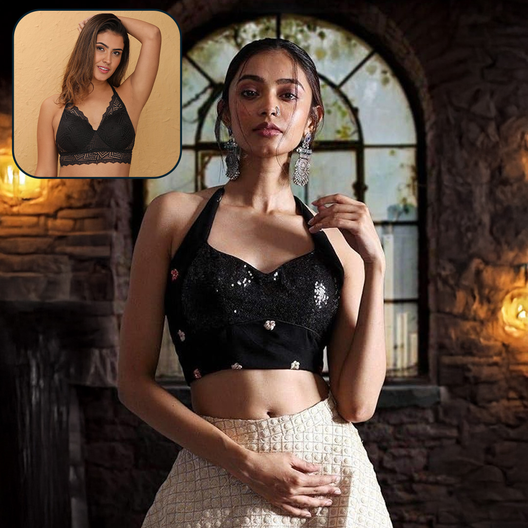 Halter neck bra