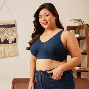 Cotton Wire-free Full-Figure Bra