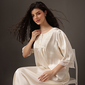 Sensual Black Satin Babydoll