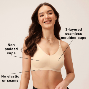 Non-Padded Bonded Bra with Moulded Cups