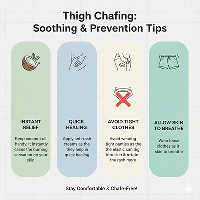 Care & Hygiene for Chafed Thighs
