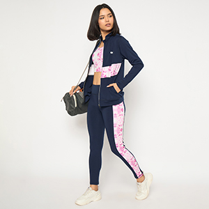 3 Pc Set with Sports Bra, Tights & Matching Jacket